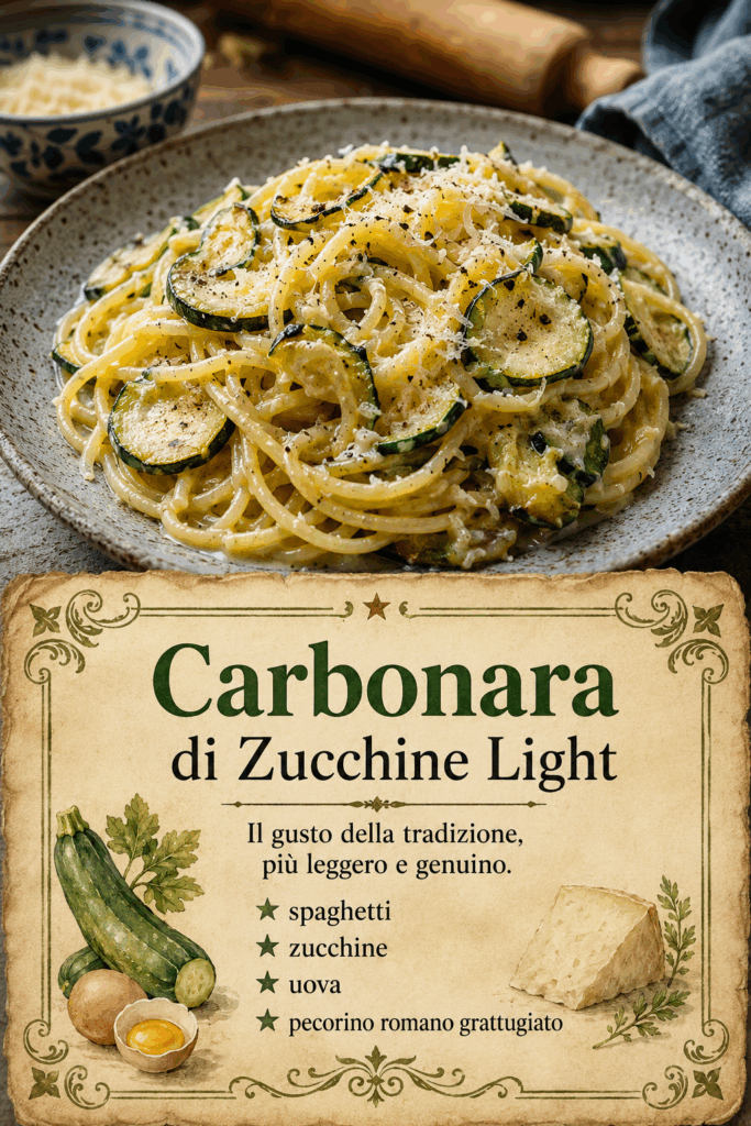 Carbonara di Zucchine Light