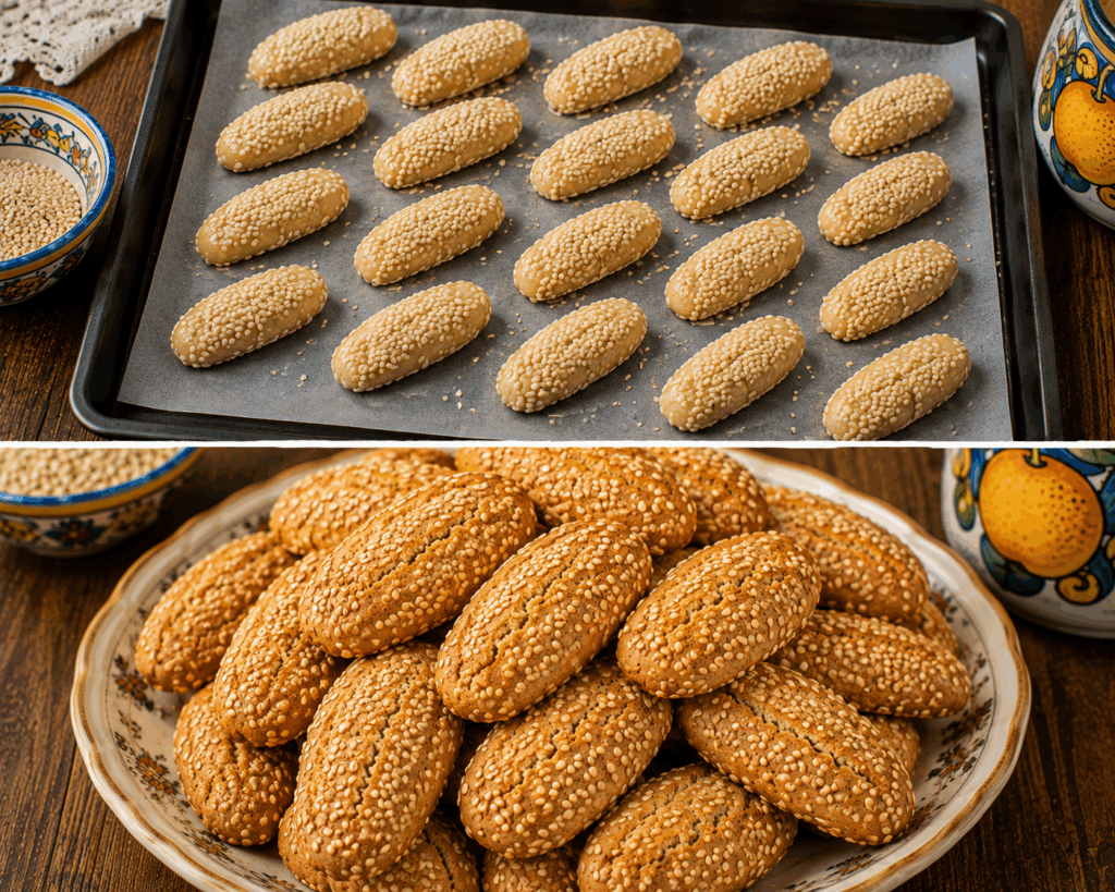 Biscotti Reginelle Palermitani al Sesamo – Sicilia