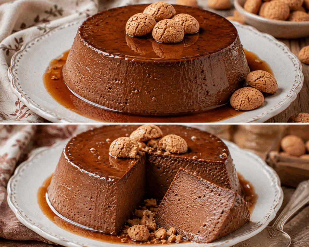 Bonèt Piemontese al Cacao e Amaretti – Piemonte