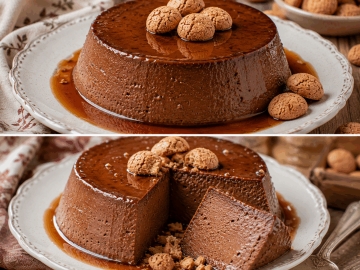 Bonèt Piemontese al Cacao e Amaretti – Piemonte
