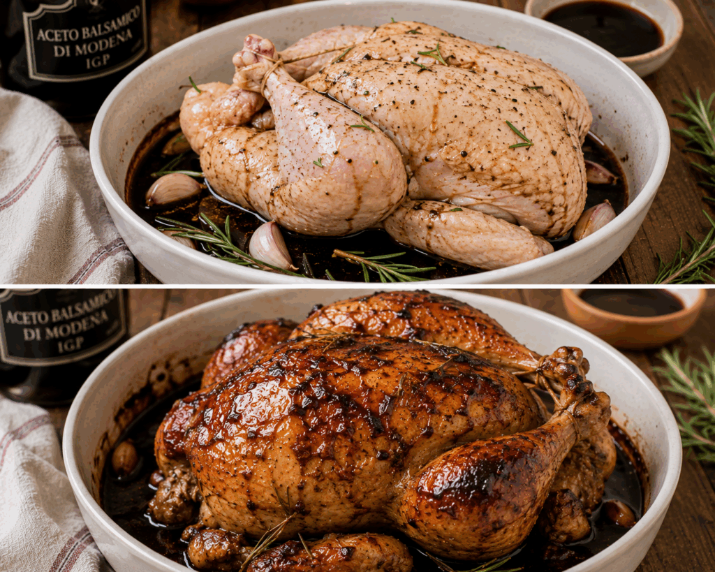 Pollo Arrosto alla Modenese con Aceto Balsamico – Emilia-Romagna