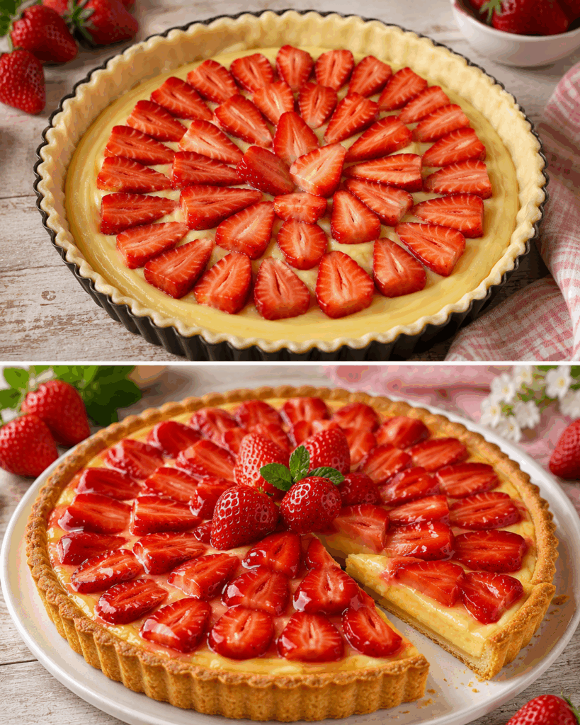 Crostata alla Crema e Fragole: la Ricetta Fresca e Golosa Perfetta per la Primavera