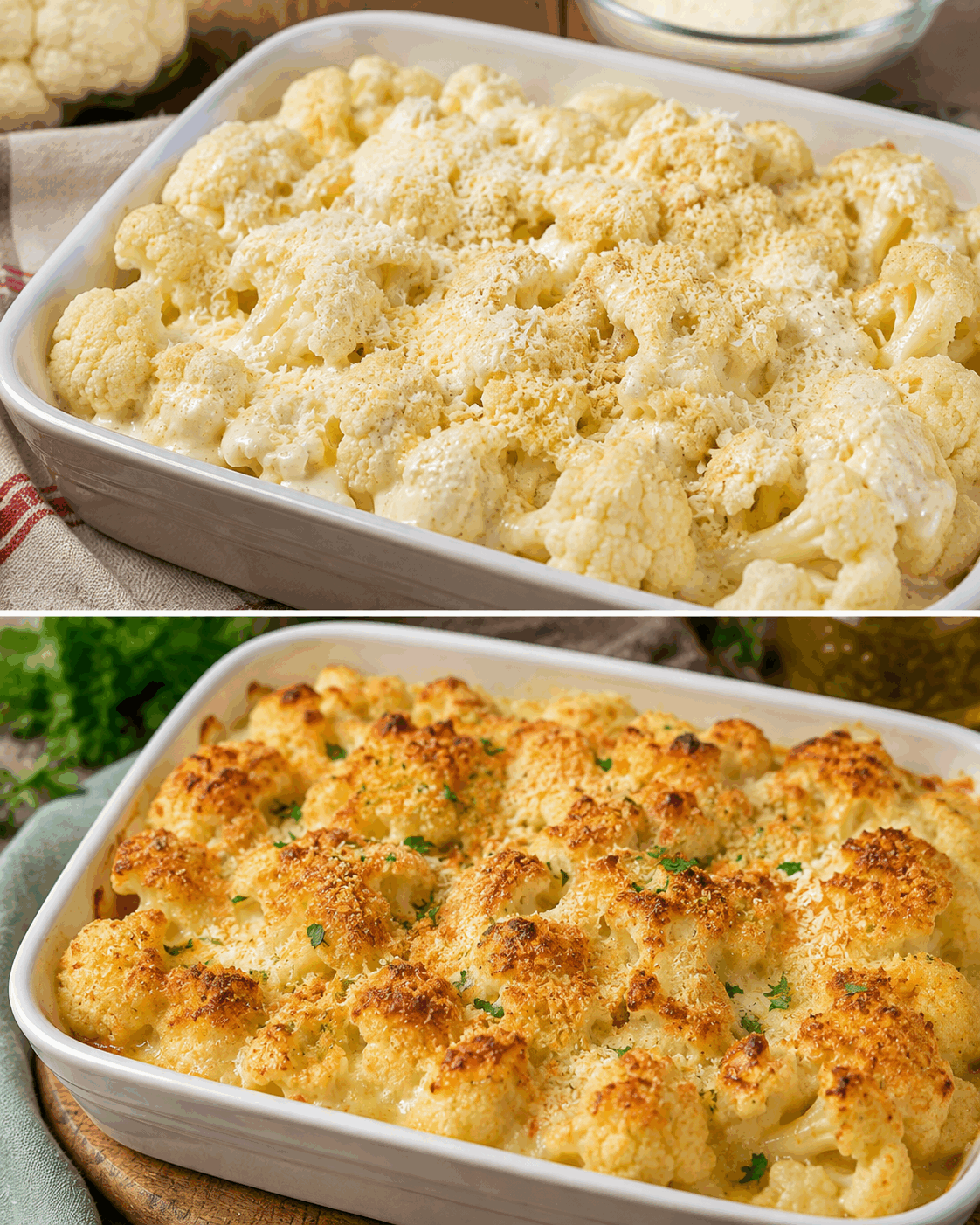 Cavolfiore Gratinato al Forno: la Ricetta Cremosa e Croccante Perfetta per Ogni Stagione