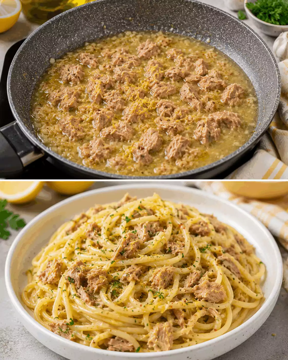 Pasta al Tonno e Limone: la Ricetta Veloce e Fresca Pronta in Soli 15 Minuti
