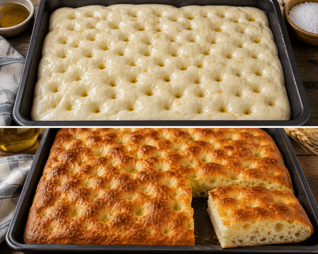 Focaccia Seravezzina con Farina di Mais – Toscana 🌽🥖