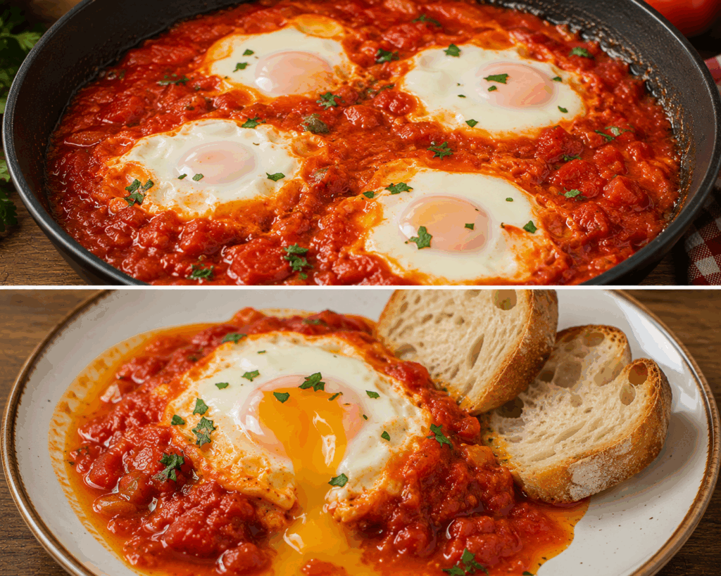 Uova in Purgatorio alla Napoletana – Campania