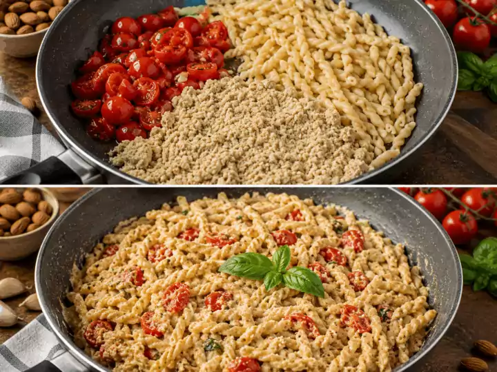 Busiate alla Trapanese con Pesto di Mandorle – Sicilia