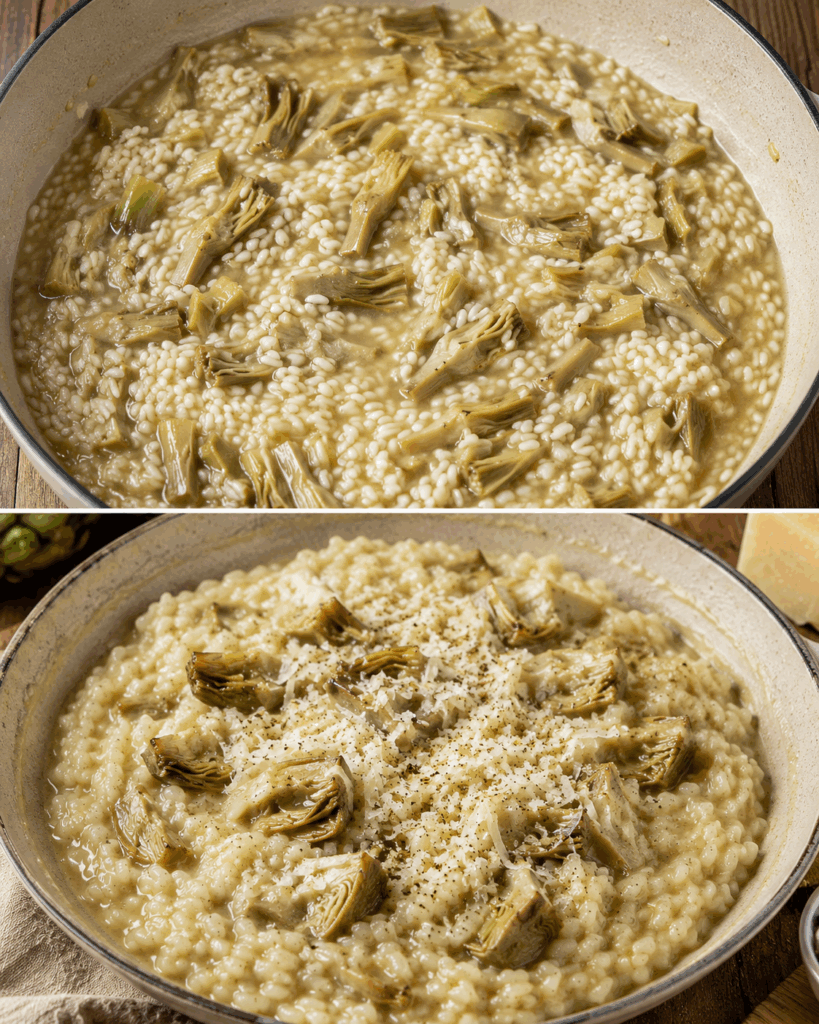 Risotto ai Carciofi e Pecorino Romano – Lazio