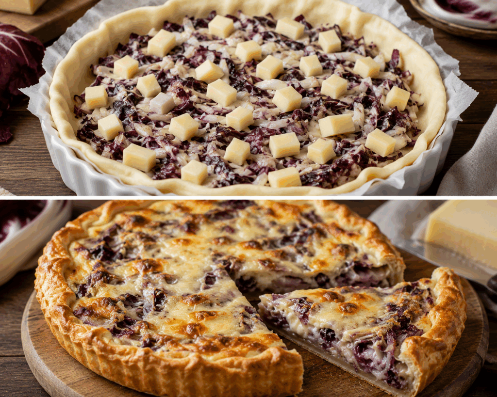 Torta Salata di Radicchio Rosso e Asiago – Veneto