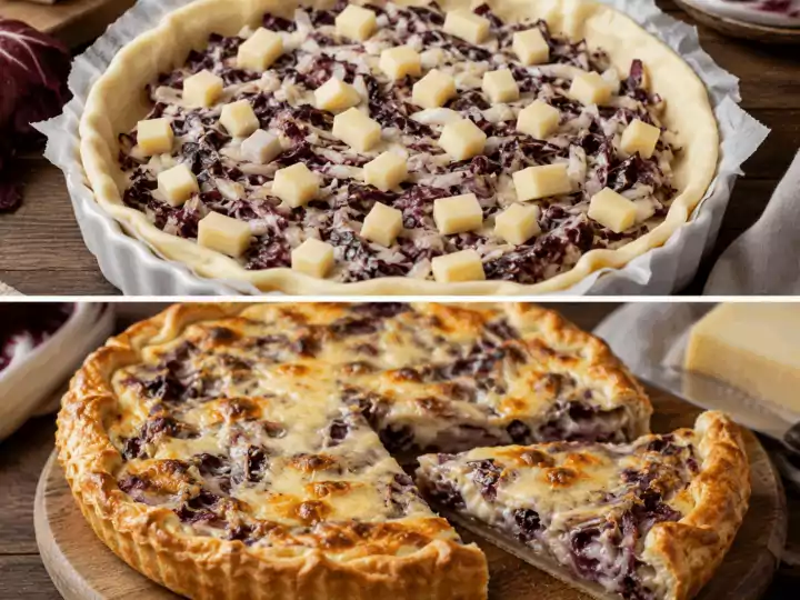 Torta Salata di Radicchio Rosso e Asiago – Veneto