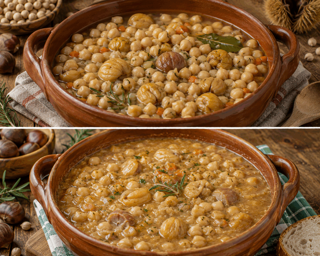 Minestra di Ceci e Castagne all’Umbra – Umbria