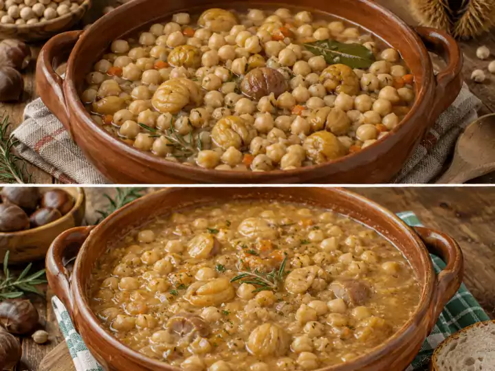 Minestra di Ceci e Castagne all’Umbra – Umbria