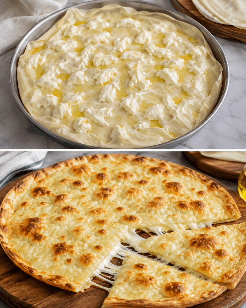 Focaccia di Recco con Stracchino – Liguria