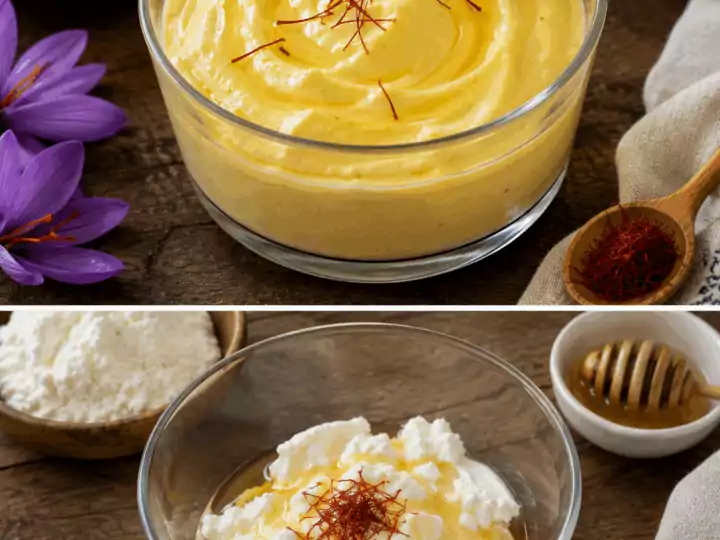Crema di Ricotta allo Zafferano e Miele – Sardegna