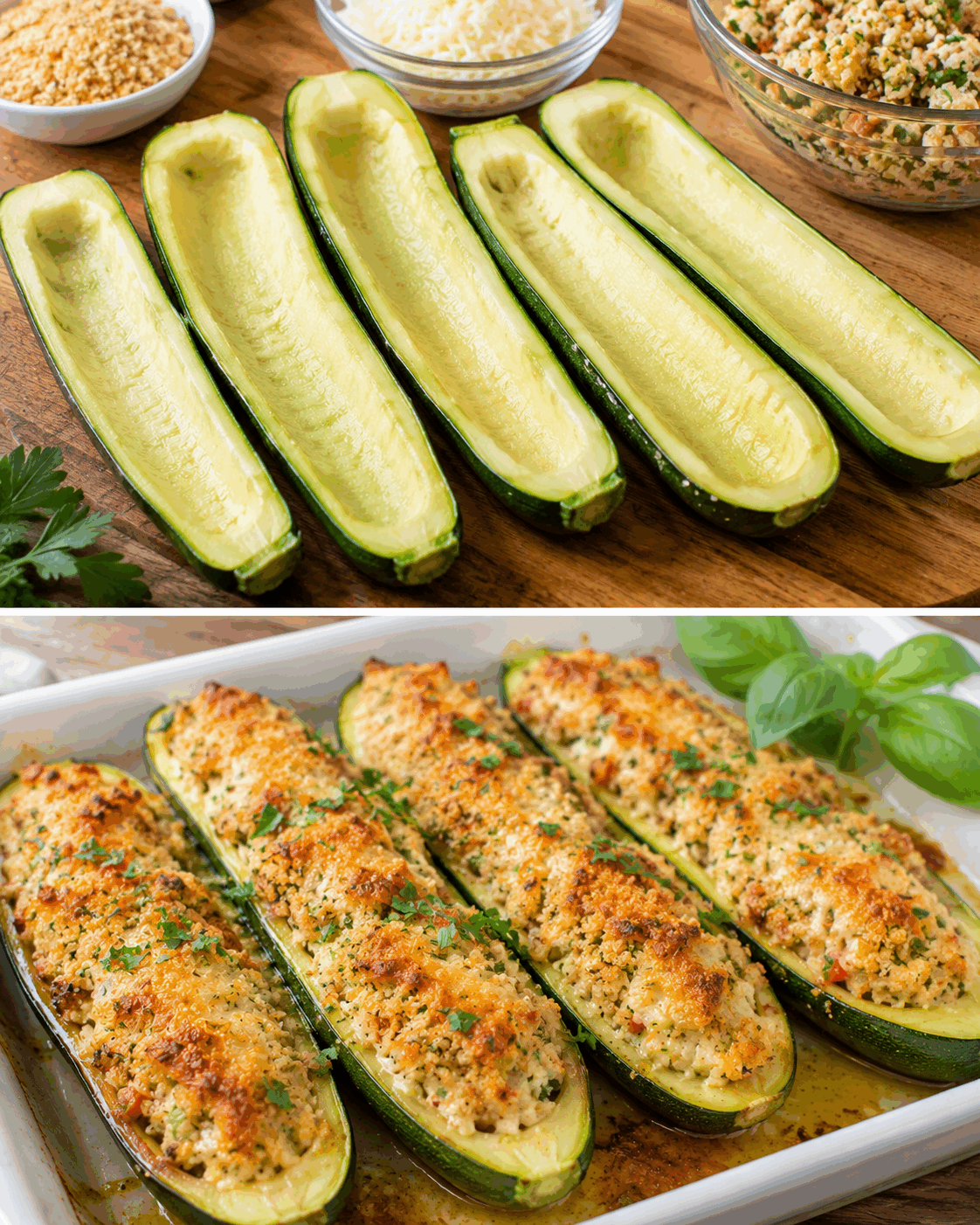 Zucchine Ripiene Light al Forno: la Ricetta Leggera e Saporita Perfetta per Tutta la Famiglia