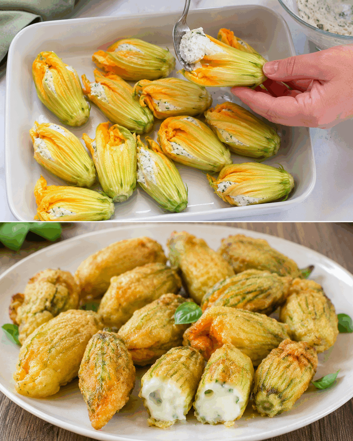 Fiori di Zucca Ripieni di Ricotta: la Ricetta Delicata e Filante Perfetta come Antipasto Estivo