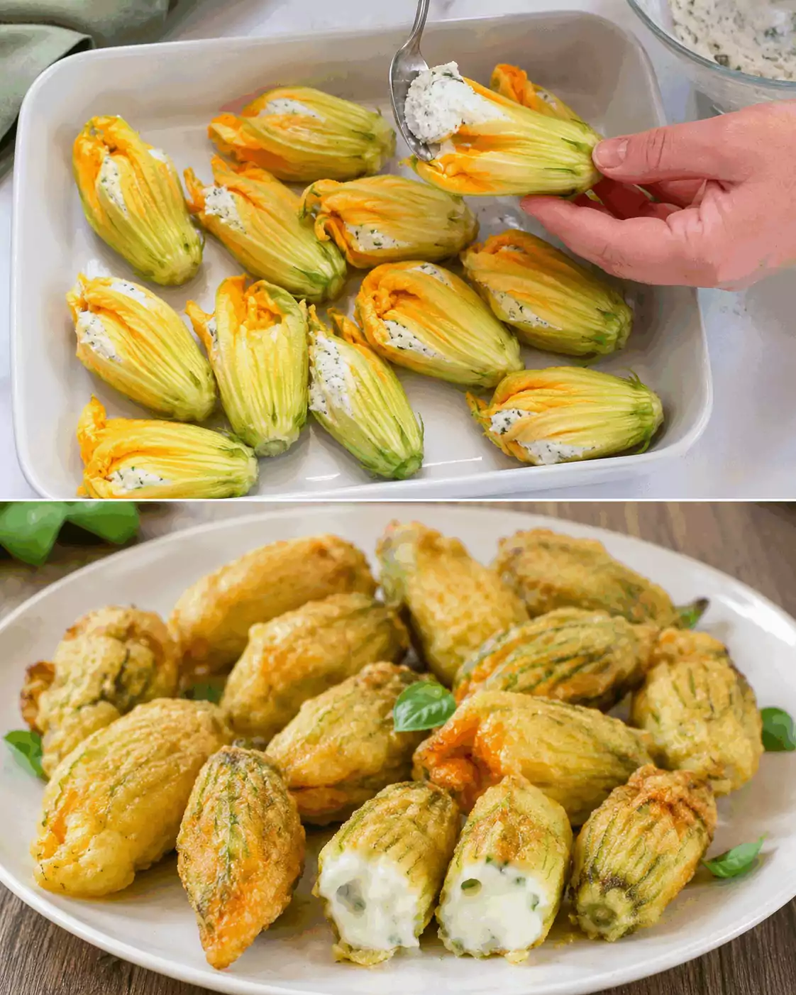 Fiori di Zucca Ripieni di Ricotta: la Ricetta Delicata e Filante Perfetta come Antipasto Estivo