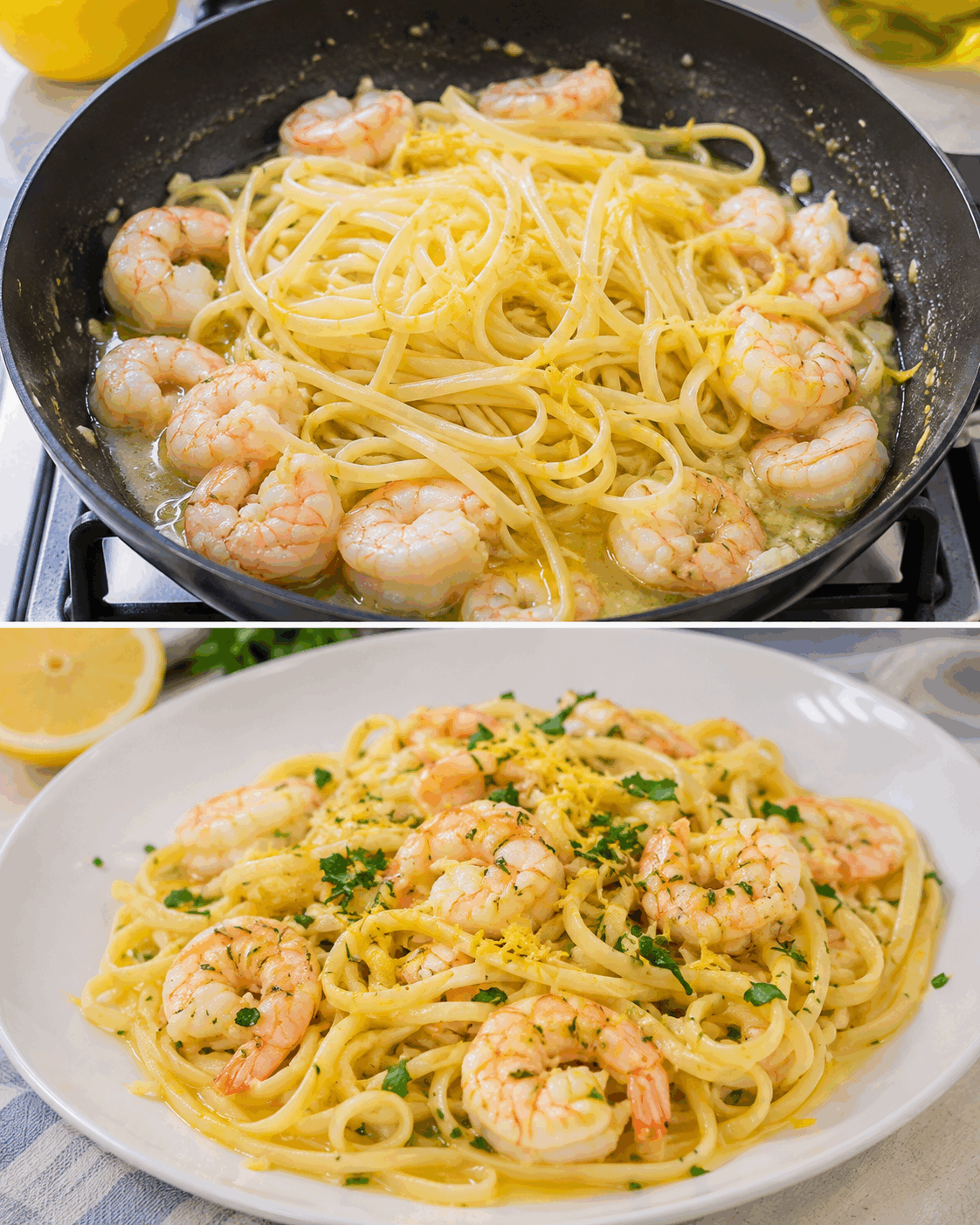 Linguine al Limone e Gamberi: la Ricetta Fresca e Raffinata Pronta in 25 Minuti