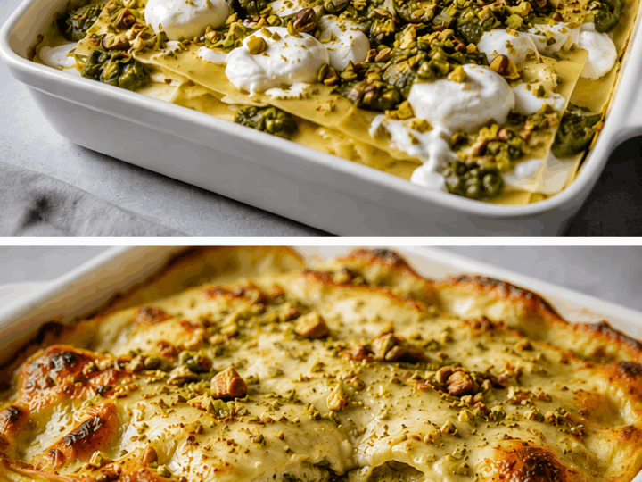 Lasagnette al Pesto di Pistacchi e Burrata: la Ricetta Raffinata e Filante che Conquista al Primo Assaggio