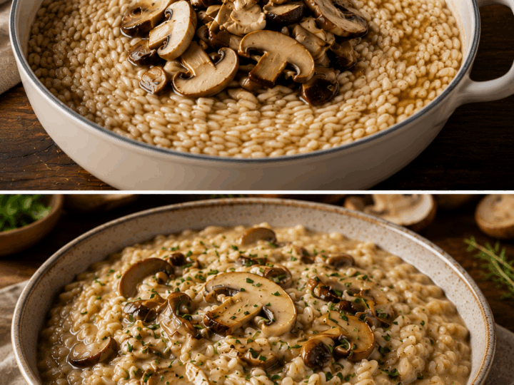 Orzotto ai Funghi Porcini: la Ricetta Rustica e Vellutata Ricca di Profumo