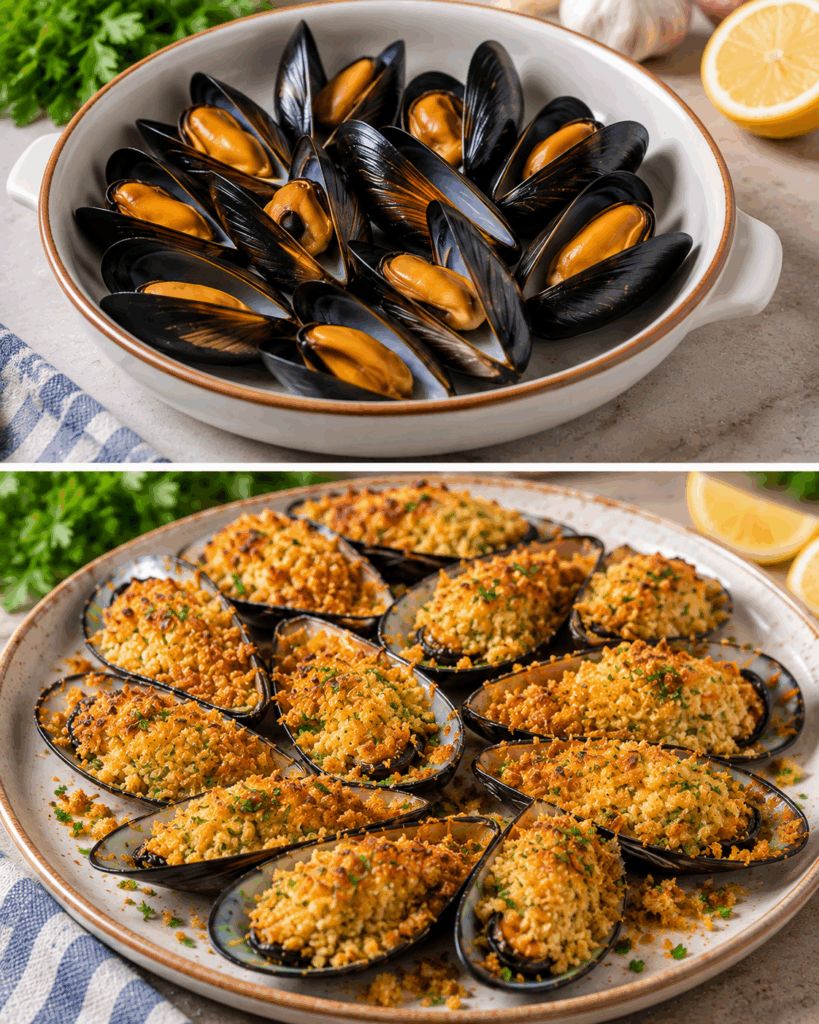 Cozze Gratinate al Forno: la Ricetta Croccante e Profumata della Tradizione Italiana