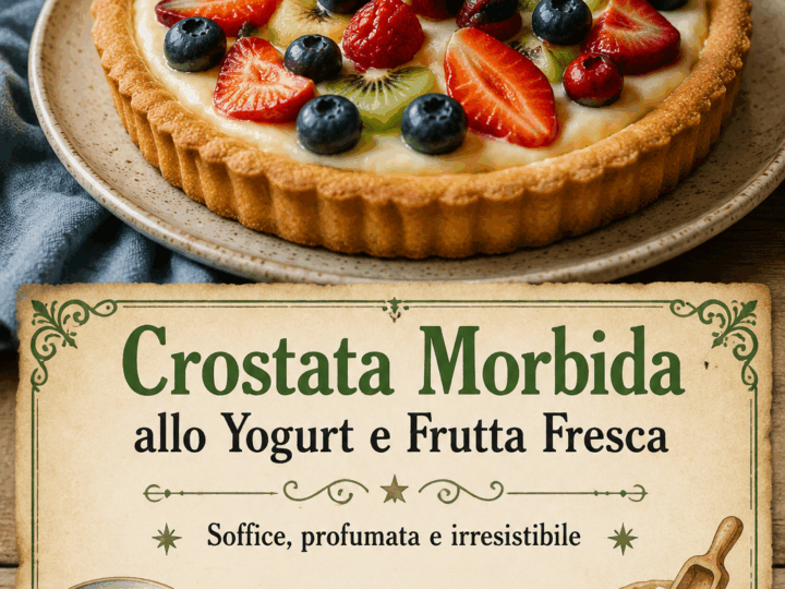 Crostata Morbida allo Yogurt e Frutta Fresca