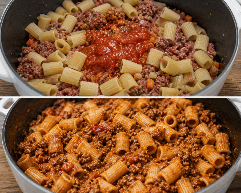 Maccarrones de Busa al Ragù di Agnello – Sardegna