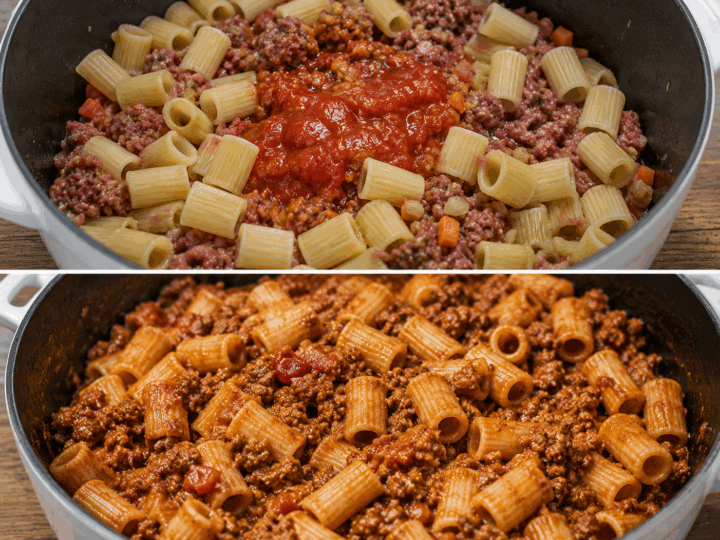 Maccarrones de Busa al Ragù di Agnello – Sardegna