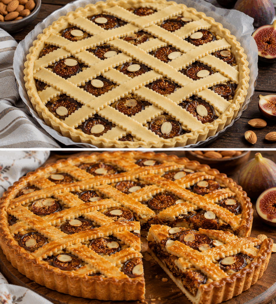 Crostata di Fichi e Mandorle alla Pugliese – Puglia