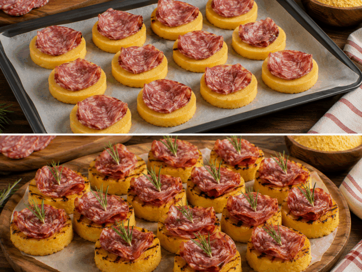 Crostini di Polenta con Soppressa Veneta – Veneto