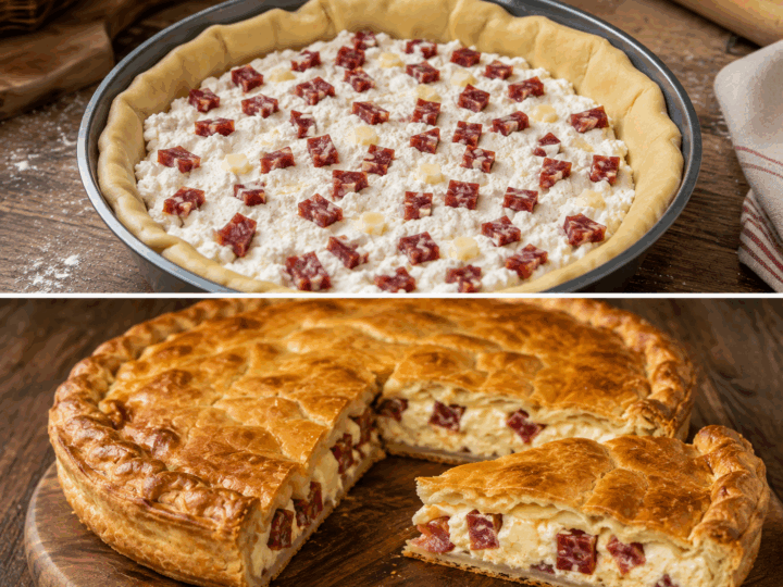 Pizza Rustica Cilentana con Ricotta e Soppressata – Campania