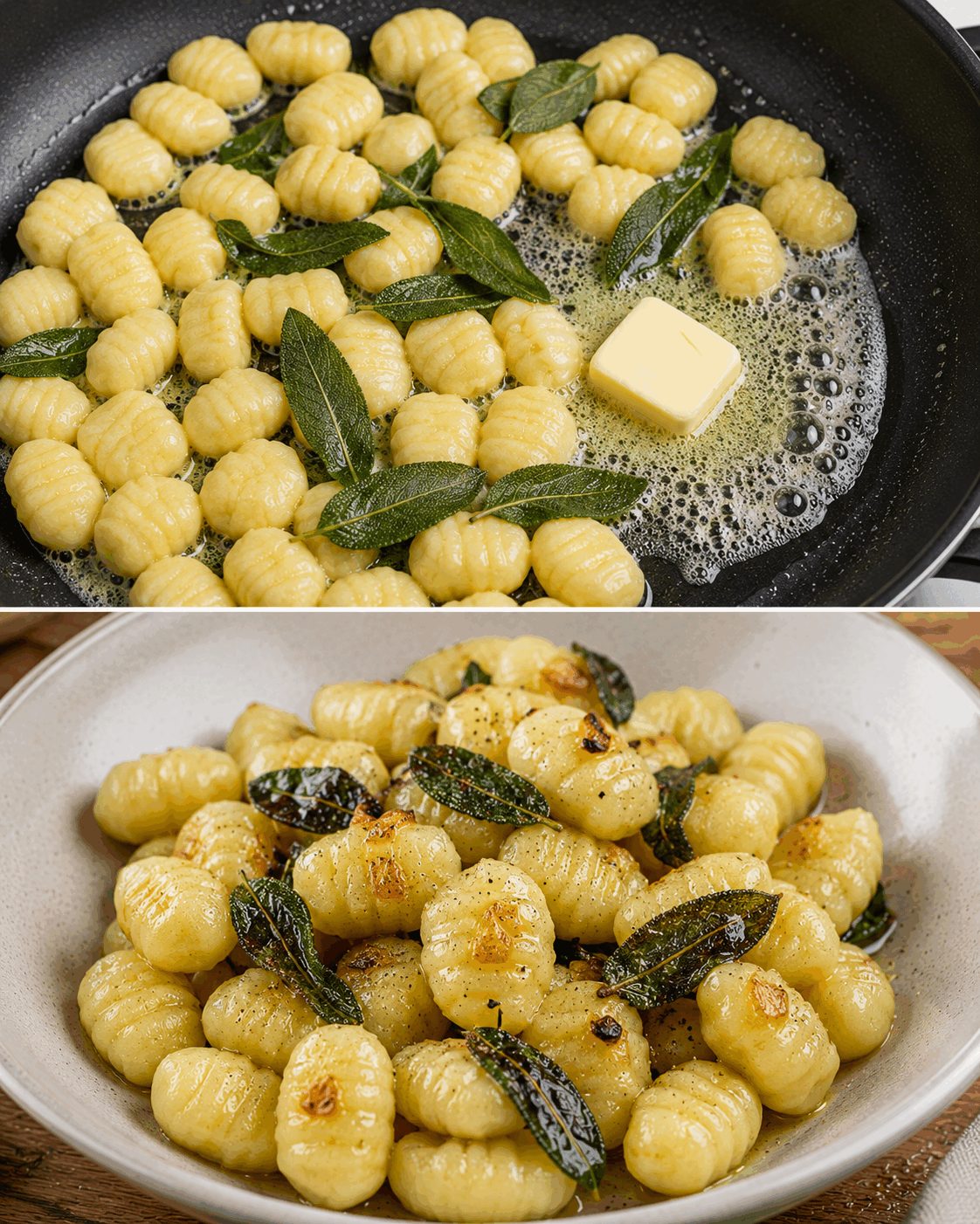 Gnocchi al Burro e Salvia: la Ricetta Semplice e Profumata Pronta in 15 Minuti