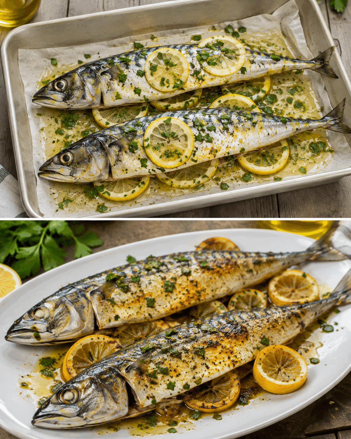 Sgombro al Forno con Limone e Prezzemolo: la Ricetta Leggera e Gustosa Pronta in 30 Minuti