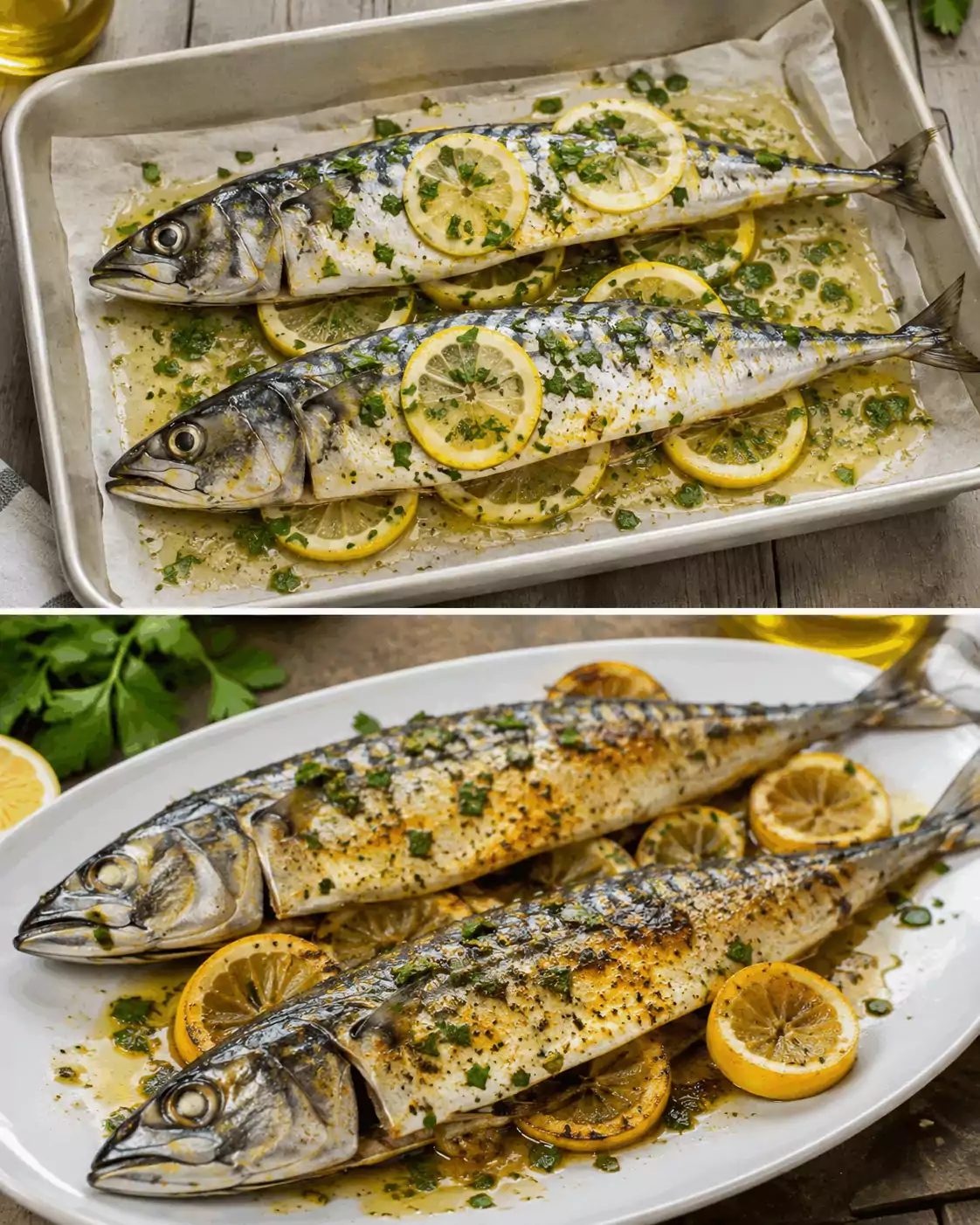 Sgombro al Forno con Limone e Prezzemolo: la Ricetta Leggera e Gustosa Pronta in 30 Minuti