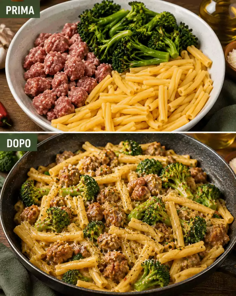 Casarecce con Salsiccia e Broccoletti: la Ricetta Rustica e Saporita Pronta in 30 Minuti