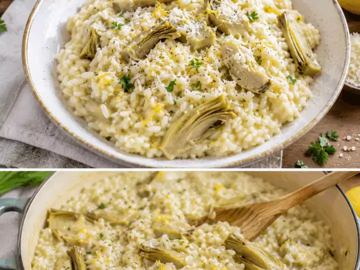 Risotto ai carciofi e limone di Sicilia: un classico cremoso della cucina italiana