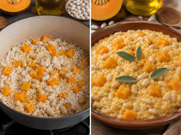 Riso con Zucca e Fagioli alla Mantovana – Lombardia
