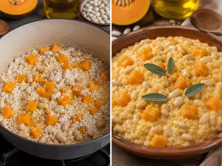 Riso con Zucca e Fagioli alla Mantovana – Lombardia