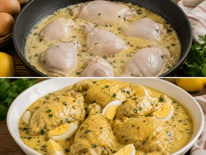 Pollo in Fricassea alla Toscana con Limone e Uova – Toscana