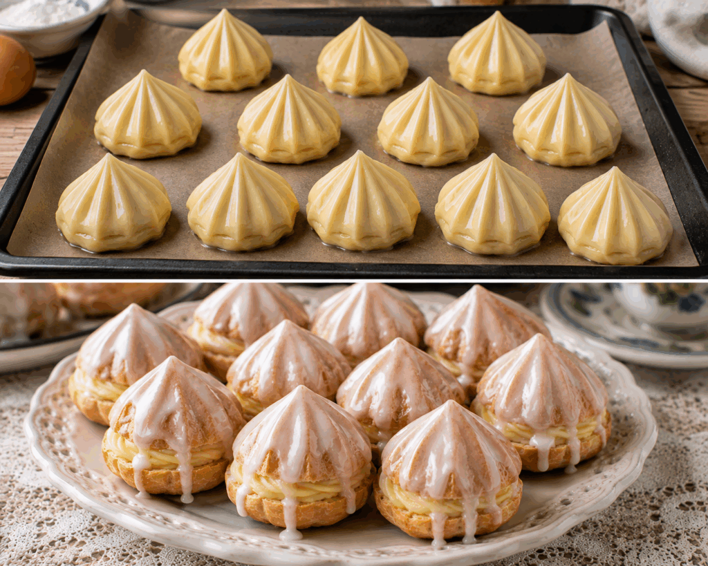 Sospiri di Bisceglie con Crema e Glassa – Puglia