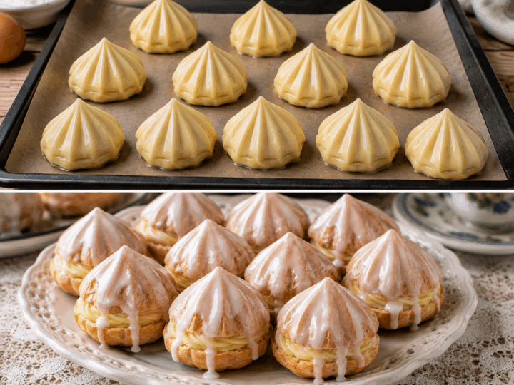 Sospiri di Bisceglie con Crema e Glassa – Puglia