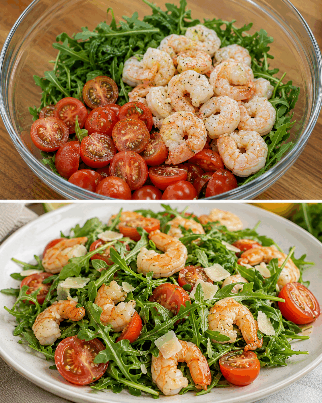 Insalata di Gamberi e Rucola: la Ricetta Fresca e Proteica Ideale per le Giornate Estive
