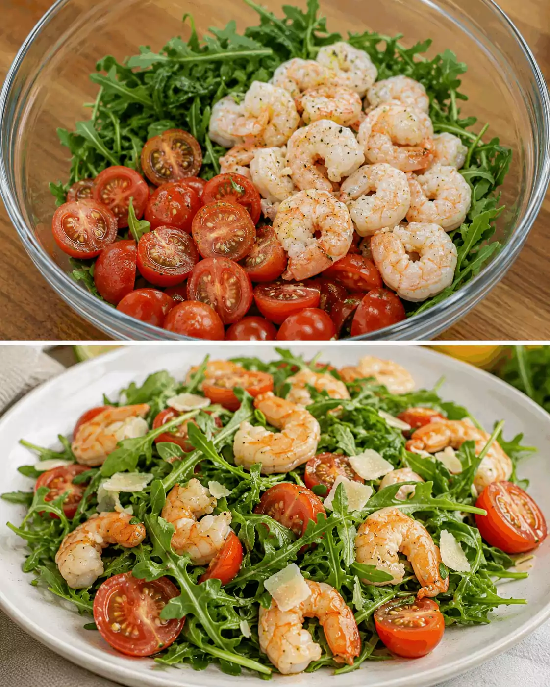 Insalata di Gamberi e Rucola: la Ricetta Fresca e Proteica Ideale per le Giornate Estive
