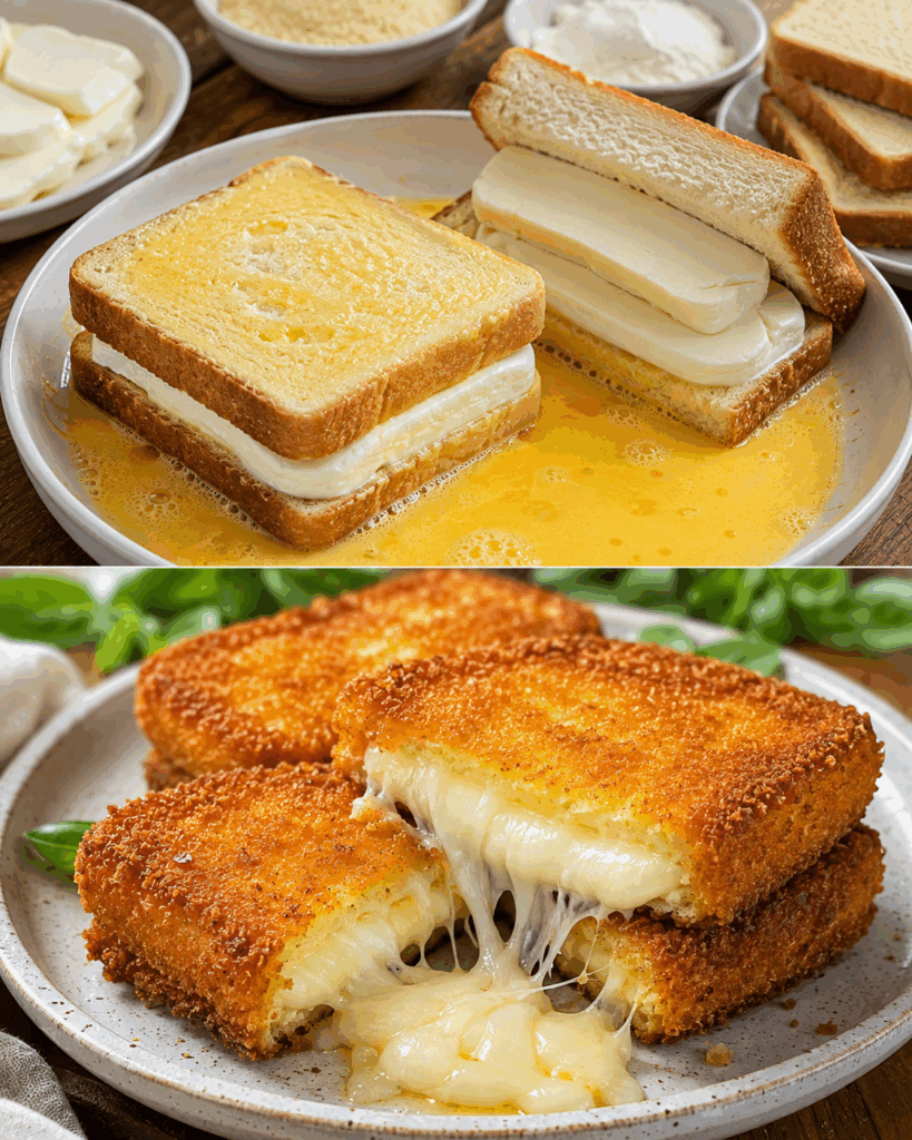 Mozzarella in Carrozza Dorata: la Ricetta Croccante Fuori e Filante Dentro che Piace a Tutti