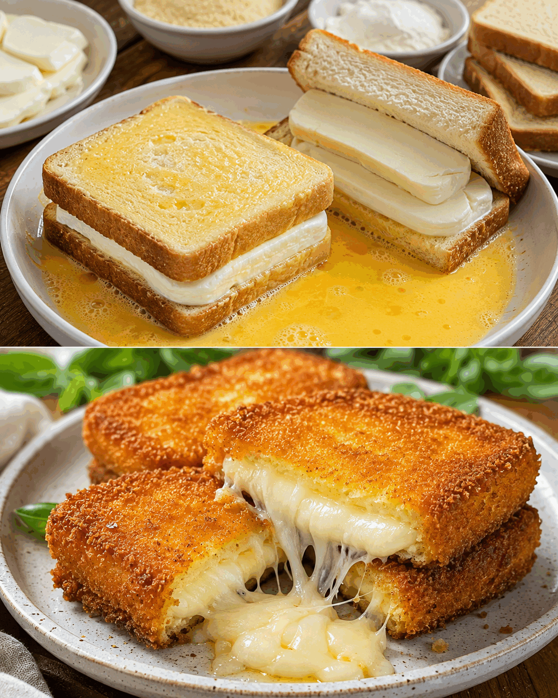 Mozzarella in Carrozza Dorata: la Ricetta Croccante Fuori e Filante Dentro che Piace a Tutti