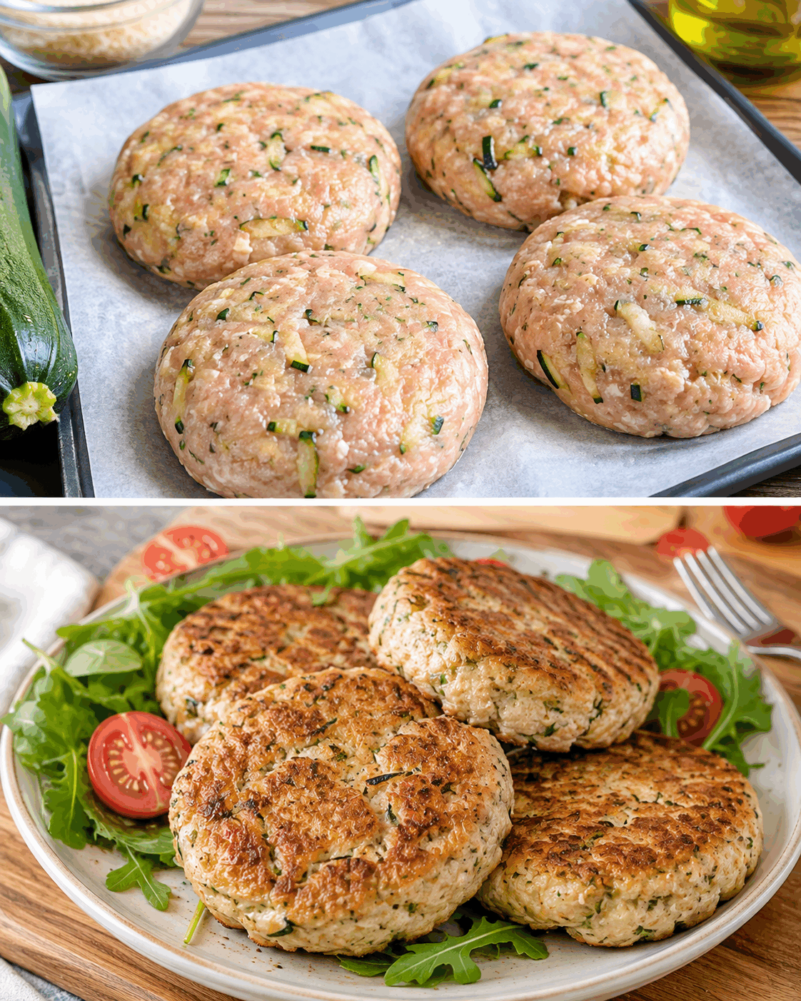 Hamburger di Tacchino con Zucchine: la Ricetta Morbida e Sana Perfetta per Tutta la Famiglia