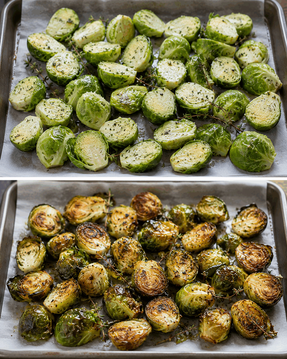 Cavolini di Bruxelles Arrosto: la Ricetta Croccante Fuori e Morbida Dentro con Erbe Aromatiche