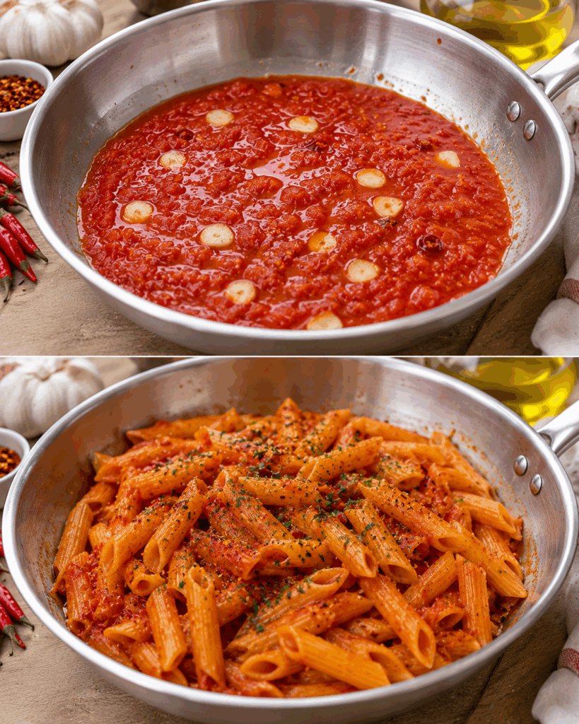 Penne all’Arrabbiata: la Ricetta Piccante e Saporita Pronta in Soli 15 Minuti