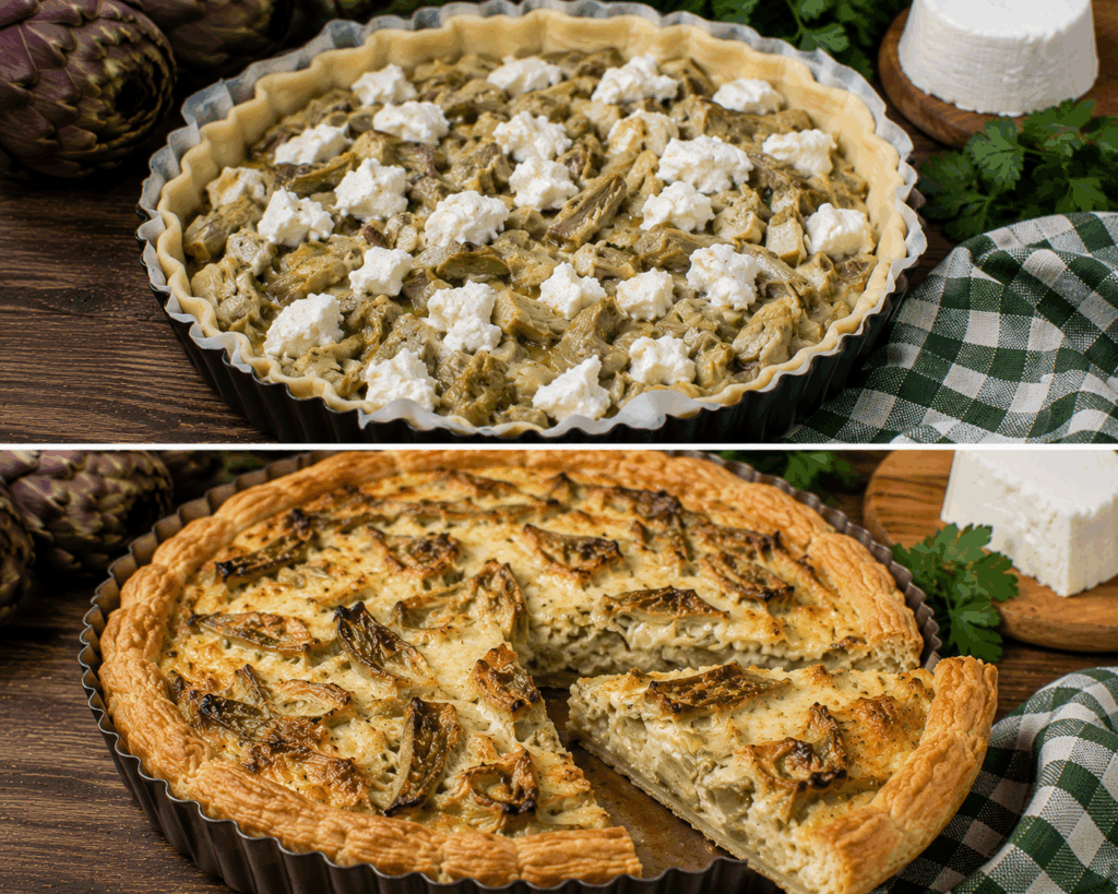 Torta Salata di Carciofi e Prescinsêua alla Genovese – Liguria