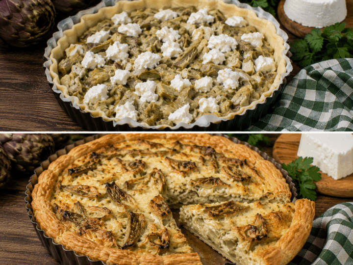 Torta Salata di Carciofi e Prescinsêua alla Genovese – Liguria